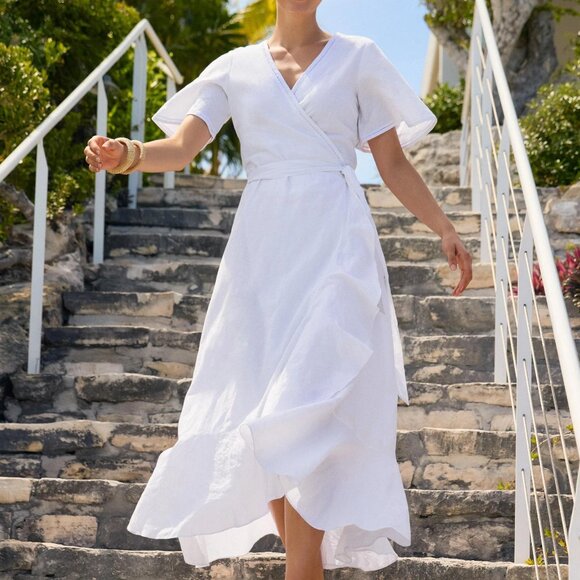 embellished a line wedding dress Embellished Bodice V-Neckline Wedding Gown GLS by Gloria main image 1